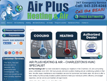 Tablet Screenshot of airplusllc.com